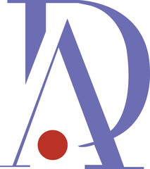 A  D Font Logo Design New 