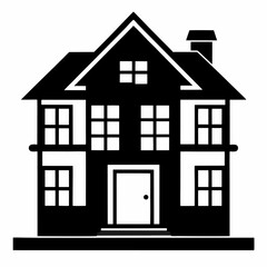 house silhouette vector