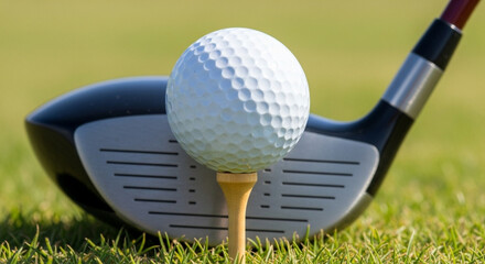 golf ball on tee
