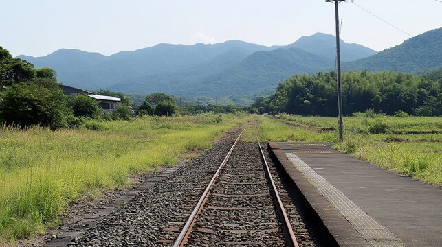 railway in the mountains