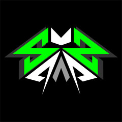 Sharp Symmetry Strikes With Neon Energy In Futuristic Tribal Design. VECTOR ILLUSTRATOR