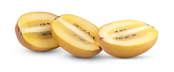 gold kiwi isolated on  transparent png