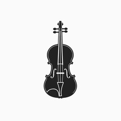 Fototapeta premium Violin stringed instrument orchestra classical music concert symphony acoustic fiddle musical black art