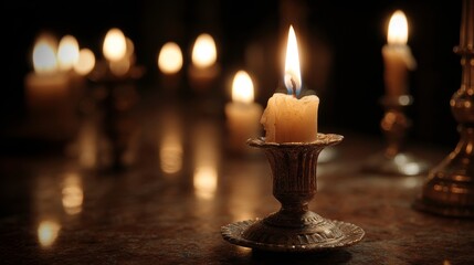 A candle lighting another in the dark, inspiration spreads quietly -