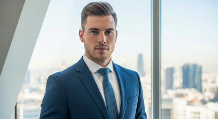Fototapeta premium portrait of a handsome businessman