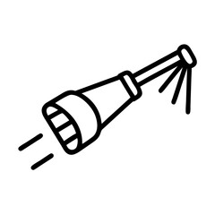 electric lamp isolated on white