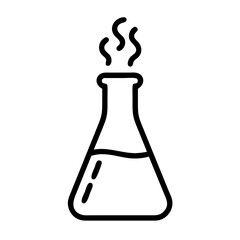 laboratory flask and test tubes
