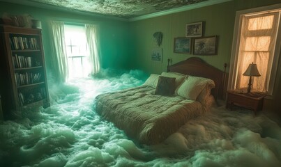 Submerged Bedroom