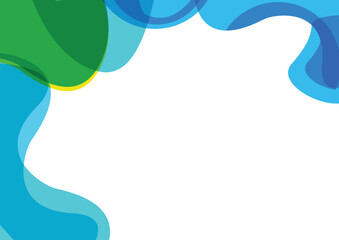 Abstract Organic Fluid Shapes Background in Soft Color. illustration vector design