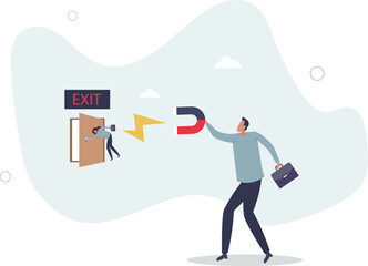 Incentive and welfare program for employee retention, building staffs loyalty reduce resignation rate for important talent. character life .