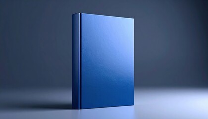 Studio Shot Of A Blue Hardcover Book