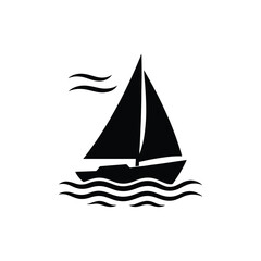 minimalist sailboat illustration