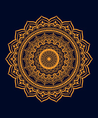 Luxury ornamental mandala design template