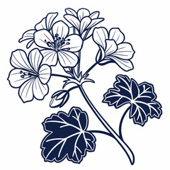 vector illustration of a flower