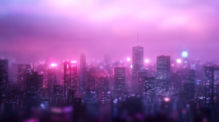 Obraz premium Vibrant cityscape with fireworks celebrating festivity at night