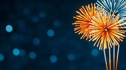 fireworks at night sky