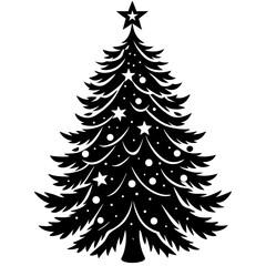 Obraz premium christmas tree vector