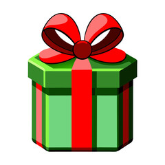 gift box isolated on white