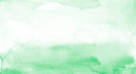 Watercolor painting, landscape of bright grass, steppe, yellow flowers, plants, field, meadow against a bright blue sky. Grunge texture, strokes. Beautiful fashionable design. Drawing of a windy field