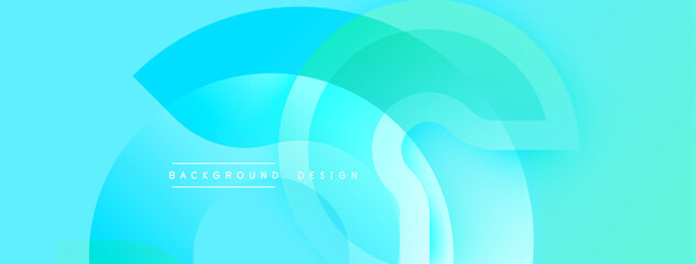Abstract fluid shapes, turquoise hues, smooth gradients. Modern design element for backgrounds, digital art, presentations.