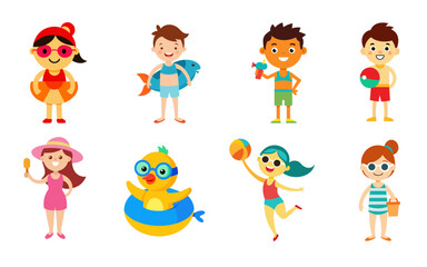 Excited beach outfitted person jumping