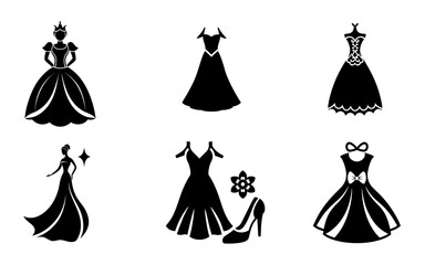 Vector Design of a Wedding Dress
