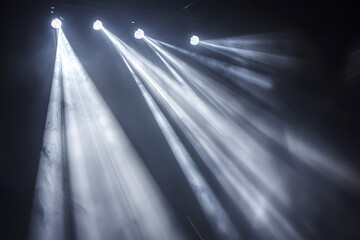 Intense light beam explosion