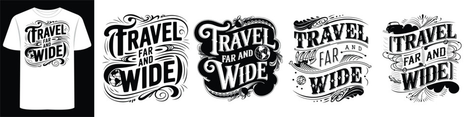Travel Vintage Surf & Streetwear Typography Design
