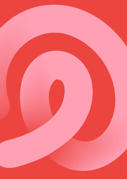 Vibrant Summer Wavy Abstract Background. Bold Art Poster Template