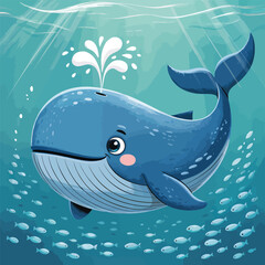  Animals Adorable Pleasure Dolphins An adorable vector image of a smiling person