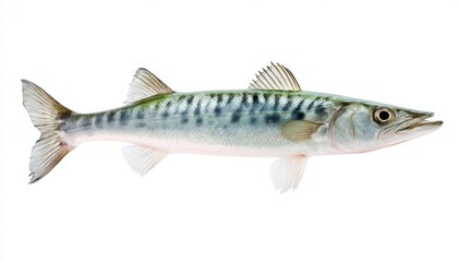 Fototapeta premium Freshwater Fish with Striking Patterns and Sleek Body Outline
