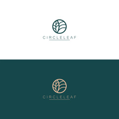letter o circle leaf logo icon design. green leaf with earth nature vector logo design