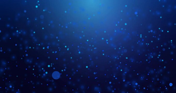 Blue Colors Luxury with Glow Bokeh Background. Black background , Use blending mode screen. Loop Animation
