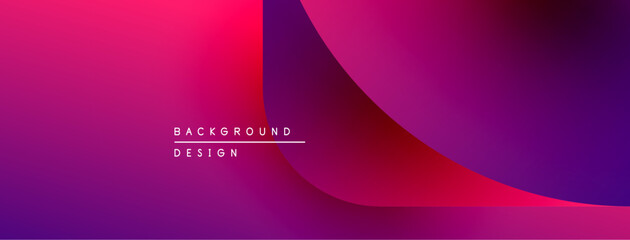 Abstract gradient background. Vibrant pinks, purples blend smoothly. Text reads background design. Minimalist, modern aesthetic.