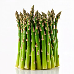A bundle of fresh green asparagus