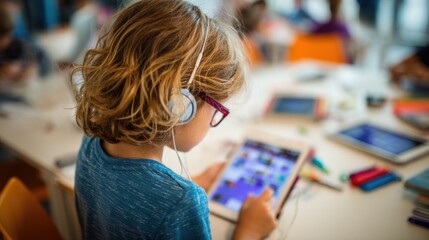 Innovative learning event classroom digital education content collaborative environment student perspective edtech disruption