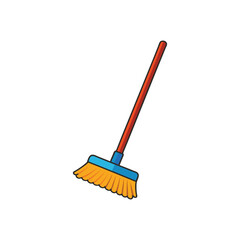 Mop Vector Illustration on White Background