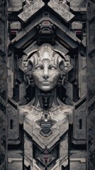 Fototapeta premium Futuristic Abstract Human Design