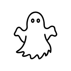 Halloween ghost vector
