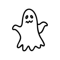 Halloween ghost vector