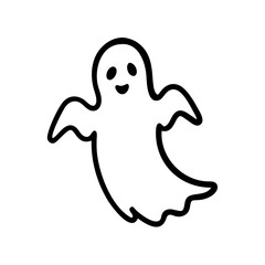 Halloween ghost vector