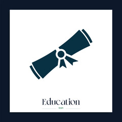 Education related colorful line icon collection white background,