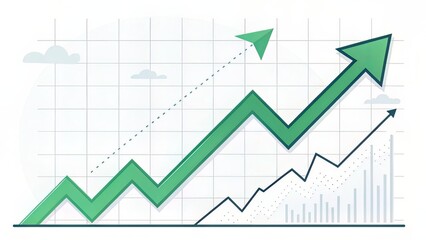 Isometric office scene with team analyzing revenue charts  
