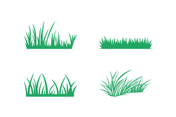 lawn grass set, vector