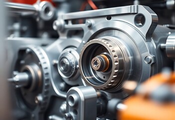 Fototapeta premium close up of a machine that is working