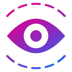 blepharoplasty icon, plastic surgery icon