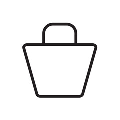 Bag icon, symbol of bag