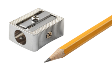 pencil and sharpener