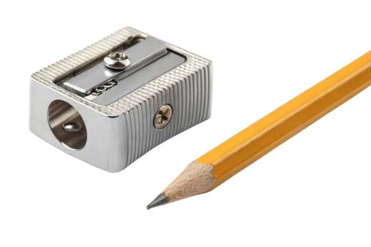 pencil and sharpener