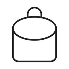 Bag icon, symbol of bag